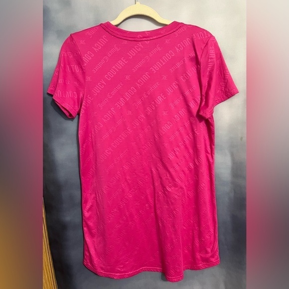 Juicy Couture super soft pink sleep shirt with studs sz S looks brand new - Picture 4 of 5